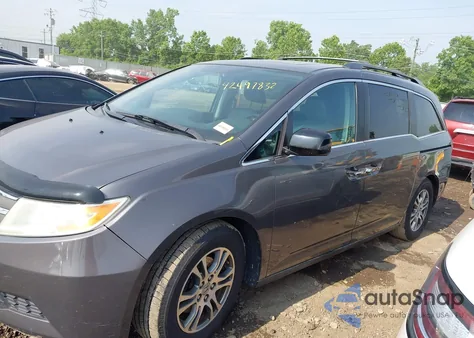 2013 Honda Odyssey Ex-L from USA, damaged, VIN 5FNRL5H62DB027020